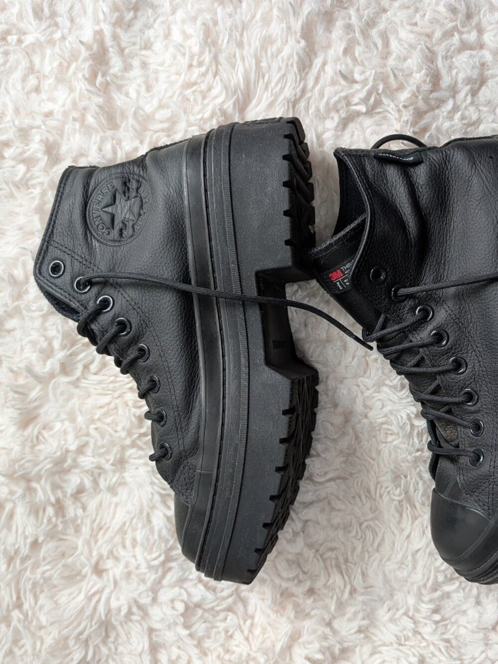 Converse Chuck Taylor Lugged Heel Waterproof Boots Women 9